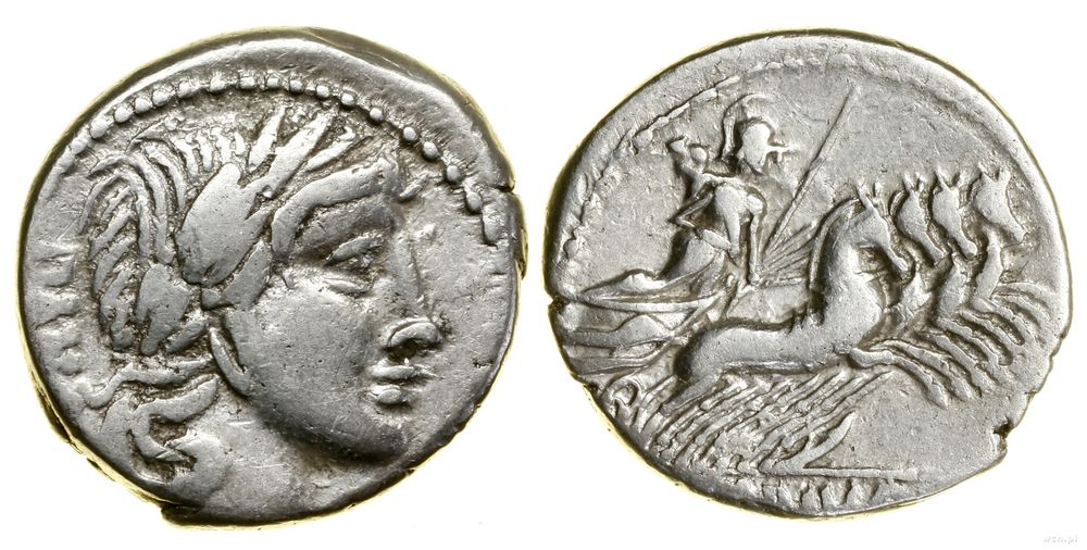 Republika Rzymska, denar, (90 pne)