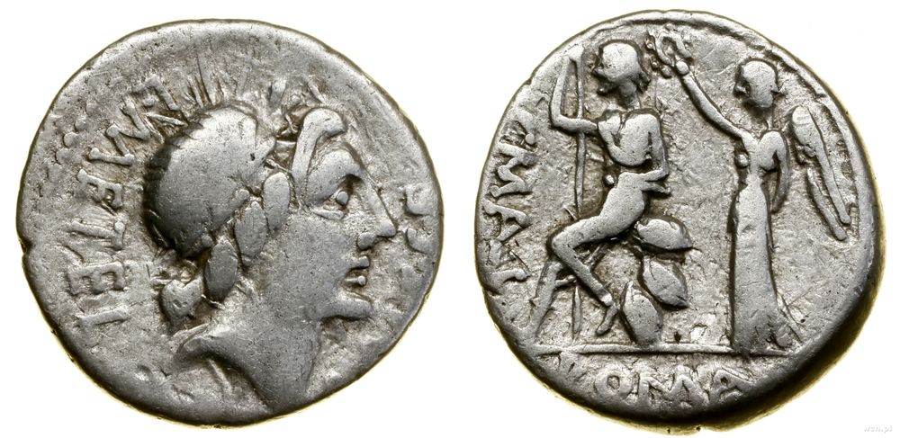 Republika Rzymska, denar, (96 pne)