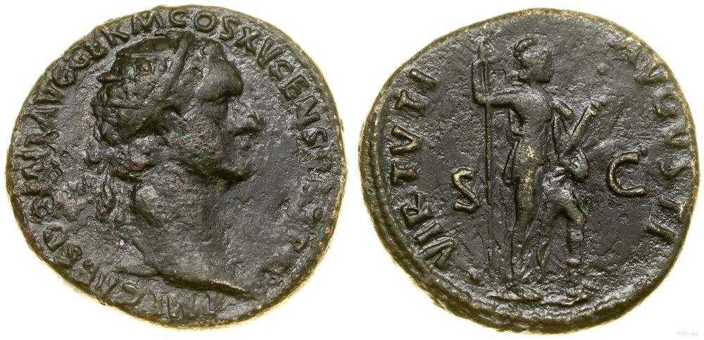 Cesarstwo Rzymskie, as, (90–91)
