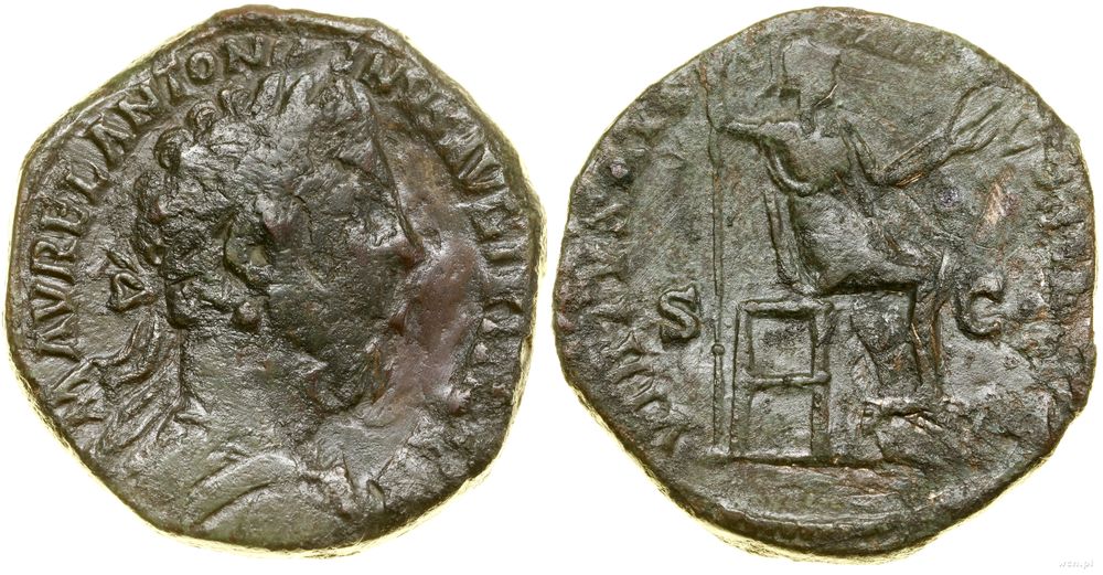 Cesarstwo Rzymskie, sesterc, (161–180)