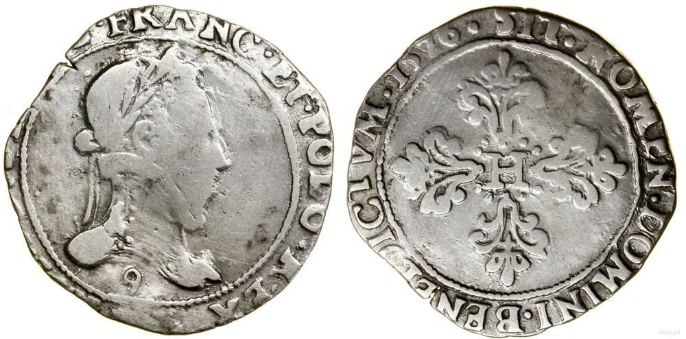 Polska, 1/2 franka, 1576 (9)