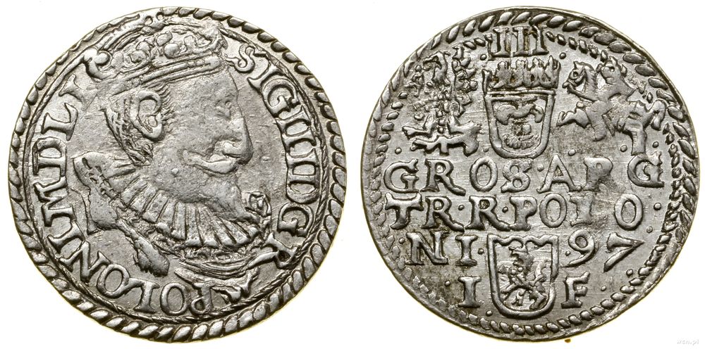 Polska, trojak, 1597