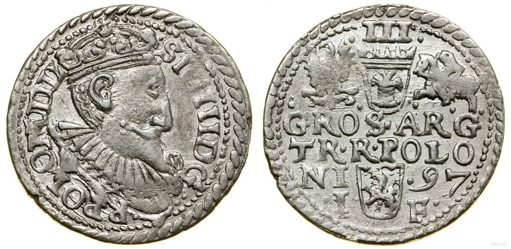 Polska, trojak, 1597