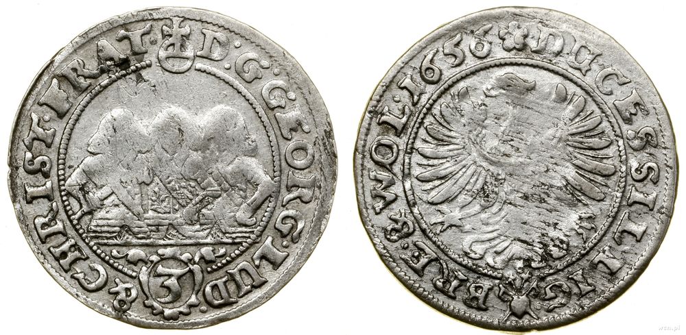Śląsk, 3 krajcary, 1656