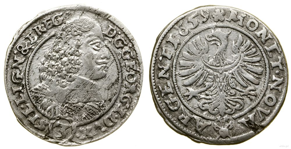 Śląsk, 3 krajcary, 1659