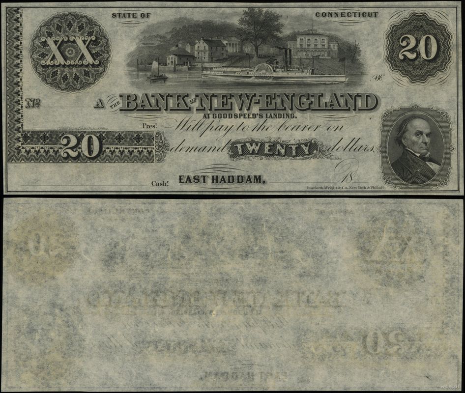 Stany Zjednoczone Ameryki (USA), 20 dolarów, 18...(lata 60')