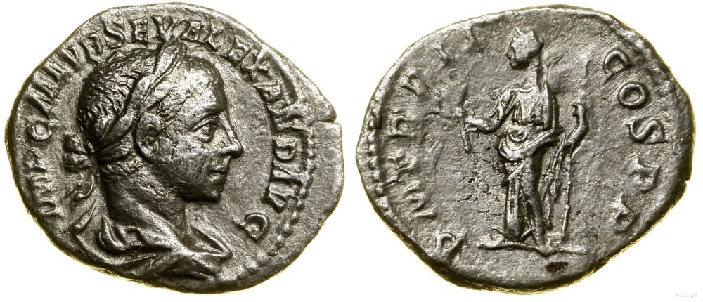 Cesarstwo Rzymskie, denar, 223