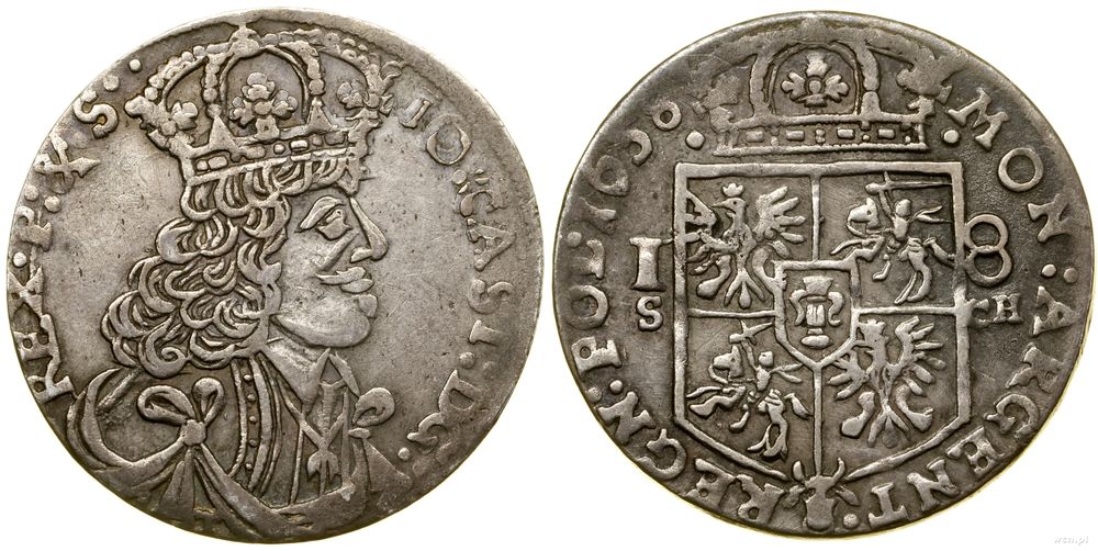 Polska, ort, 1658