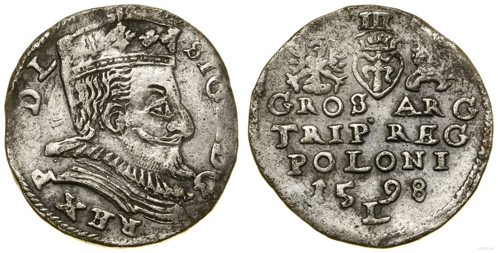Polska, trojak, 1598