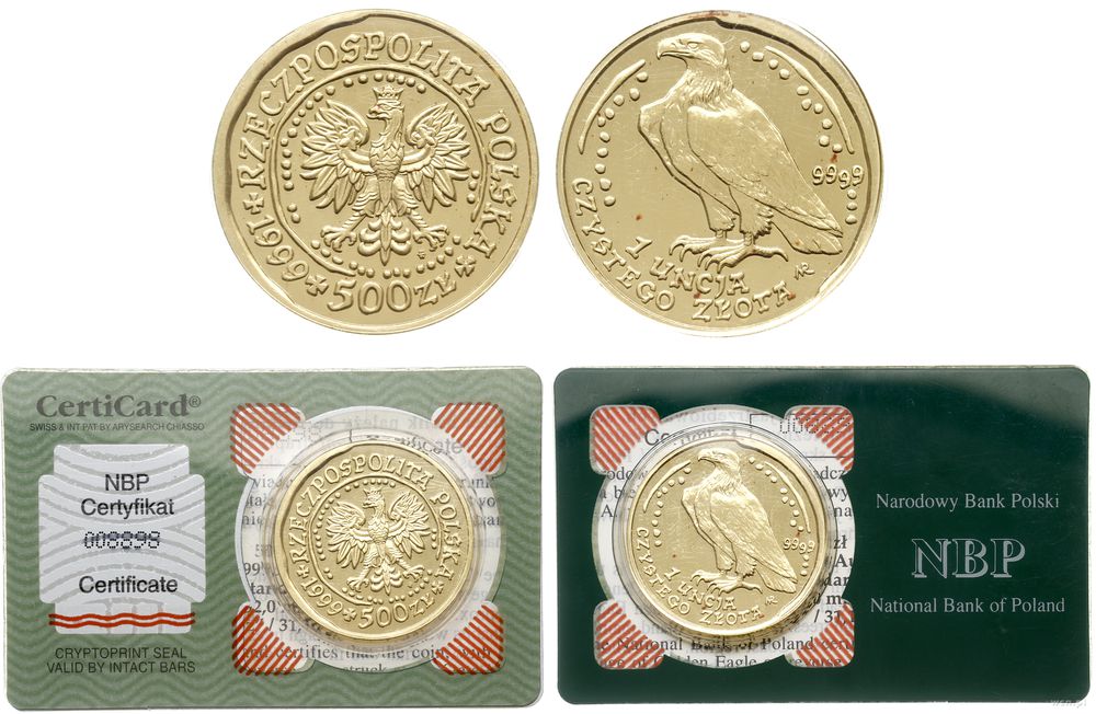 Polska, 500 złotych, 1999