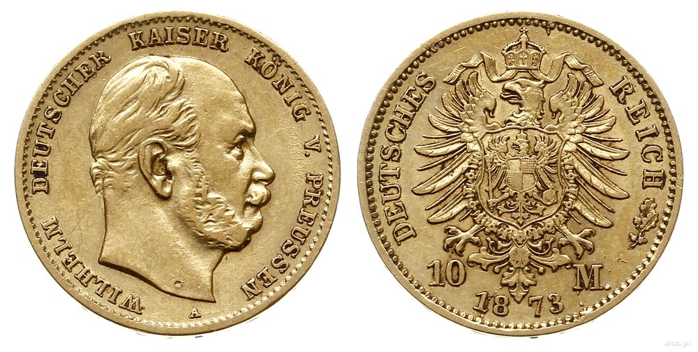 Niemcy, 10 marek, 1873/A