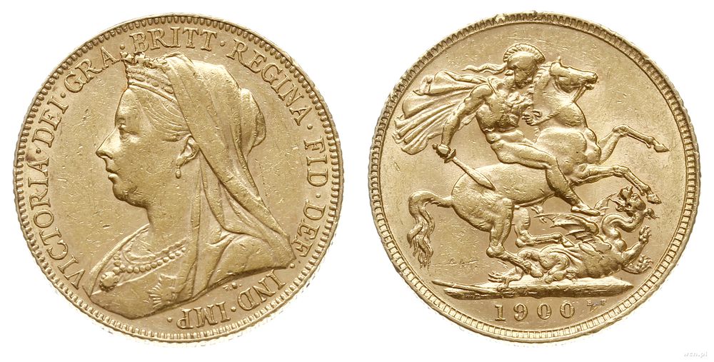 Wielka Brytania, 1 funt, 1900