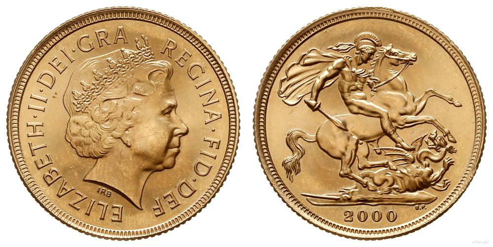 Wielka Brytania, 1 funt, 2000
