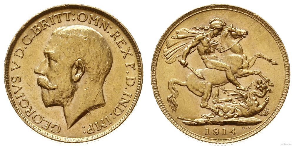 Australia, 1 funt, 1914 P