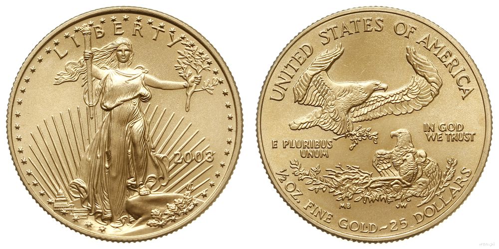 Stany Zjednoczone Ameryki (USA), 25 dolarów, 2003