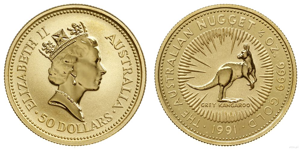 Australia, 50 dolarów, 1991