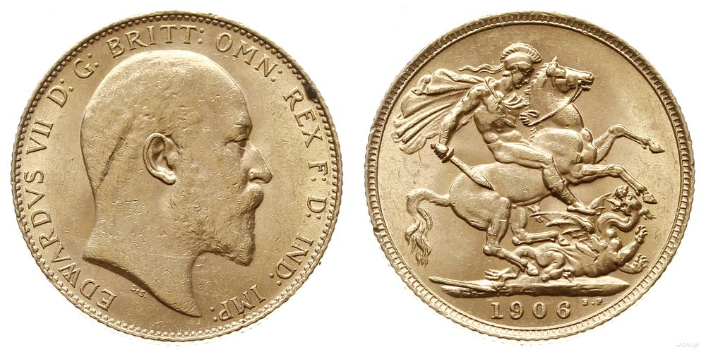 Wielka Brytania, 1 funt, 1906
