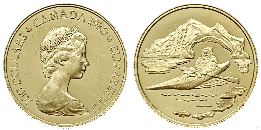 Kanada, 100 dolarów, 1980