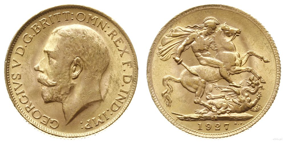 Republika Południowej Afryki, 1 funt, 1927/SA