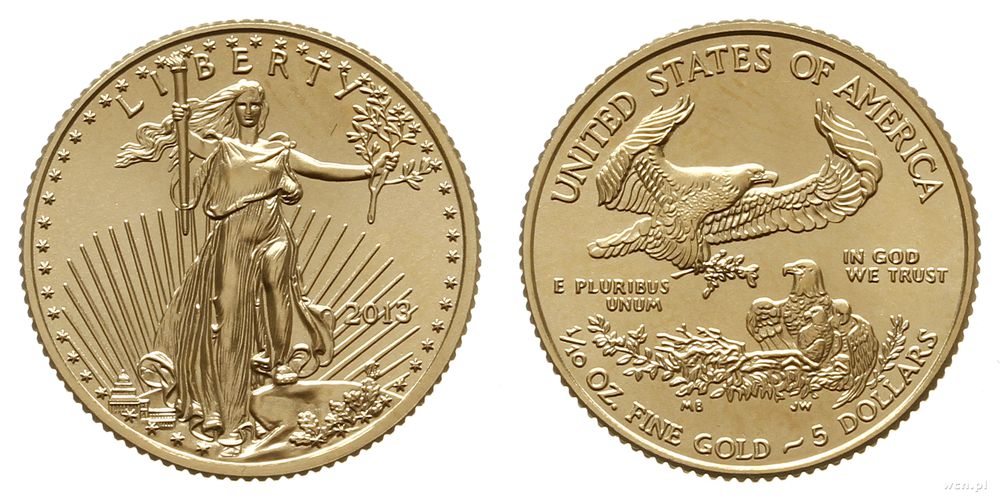 Stany Zjednoczone Ameryki (USA), 5 dolarów, 2013