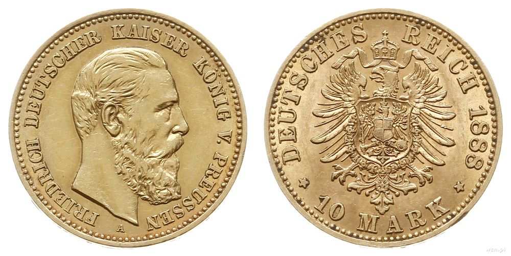 Niemcy, 10 marek, 1888