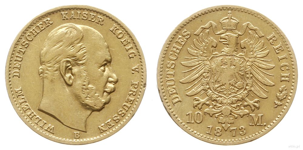 Niemcy, 10 marek, 1873/B