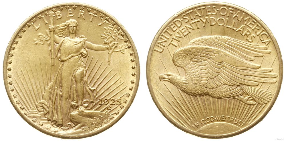 Stany Zjednoczone Ameryki (USA), 20 dolarów, 1925