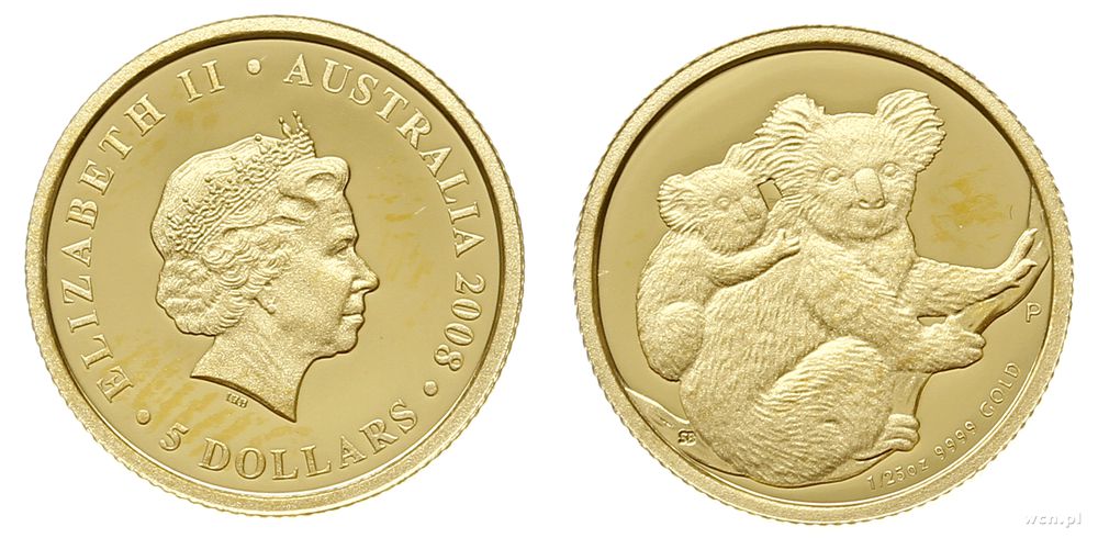 Australia, 5 dolarów, 2008