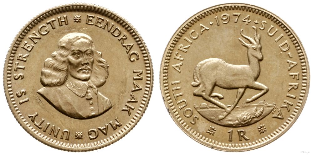 Republika Południowej Afryki, 1 rand, 1974