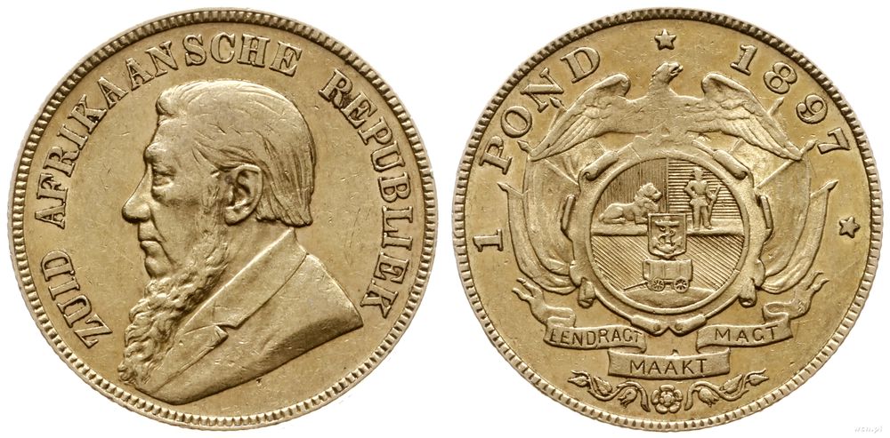 Republika Południowej Afryki, funt, 1897