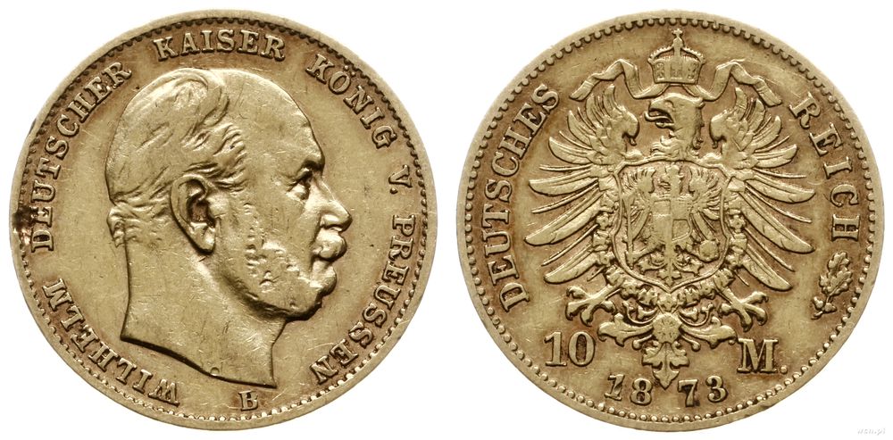 Niemcy, 10 marek, 1873 B