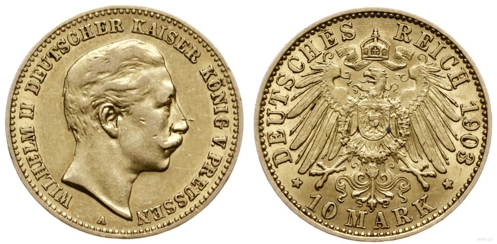 Niemcy, 10 marek, 1903 A