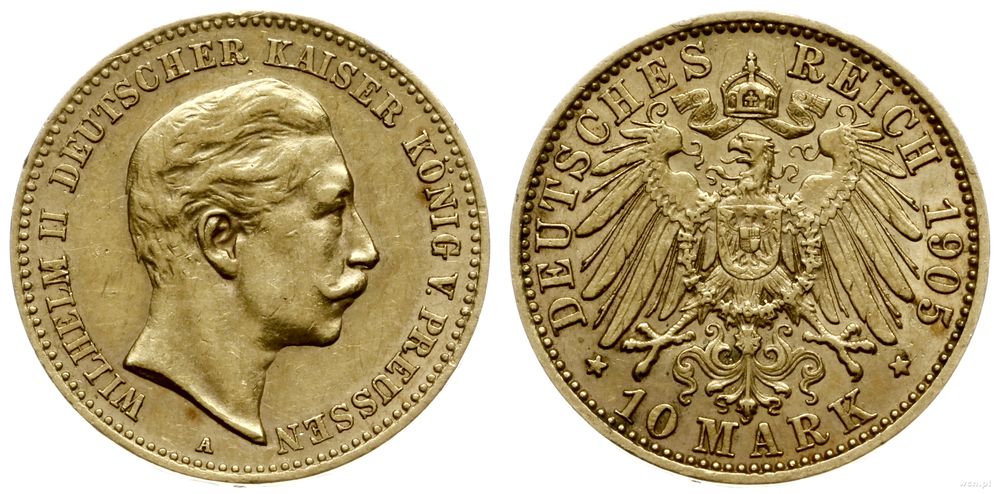 Niemcy, 10 marek, 1905 A