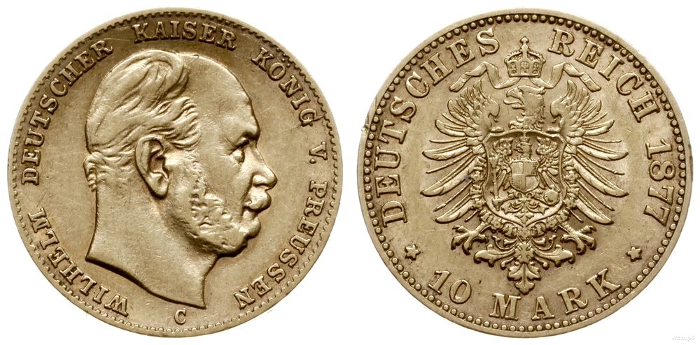 Niemcy, 10 marek, 1877 / C
