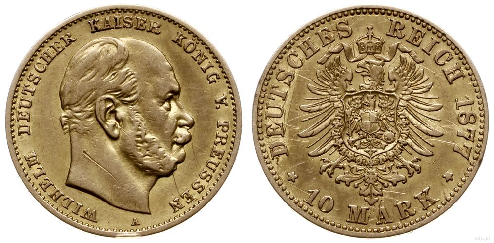 Niemcy, 10 marek, 1877 / A