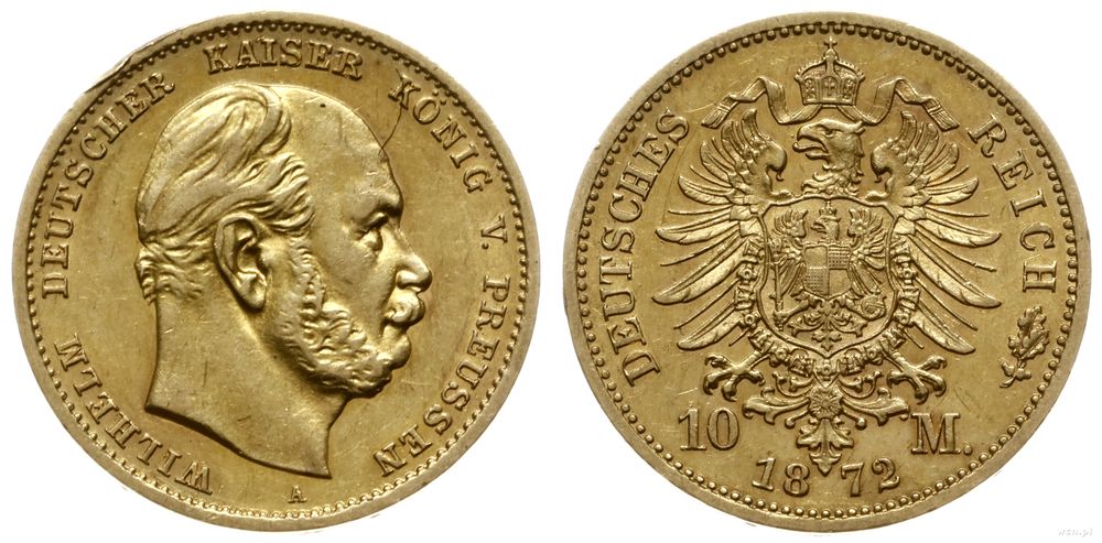 Niemcy, 10 marek, 1872 A