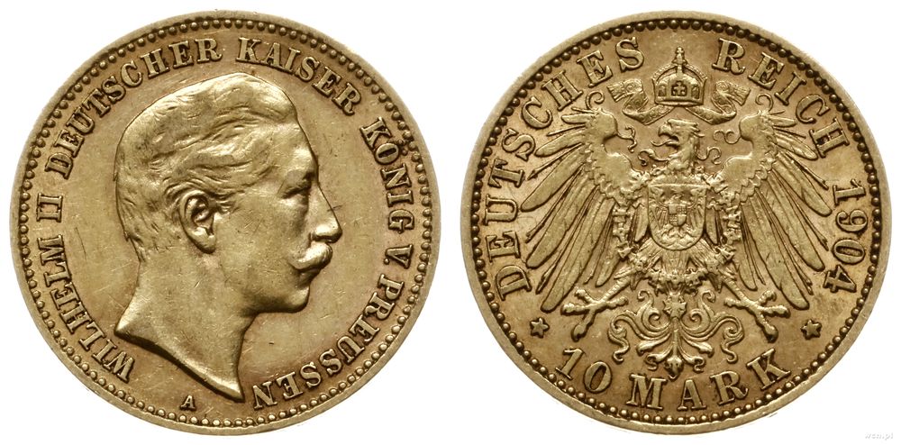 Niemcy, 10 marek, 1904 A