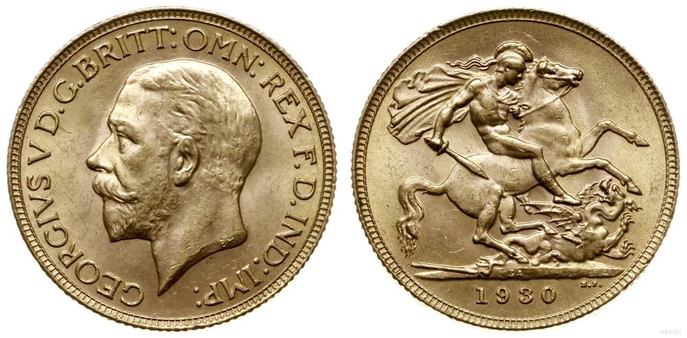 Republika Południowej Afryki, 1 funt, 1930 SA