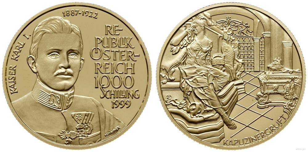 Austria, 1.000 szylingów, 1999