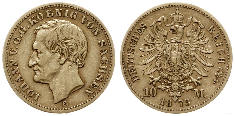 Niemcy, 10 marek, 1873/E