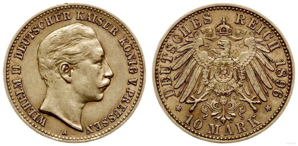 Niemcy, 10 marek, 1896 A