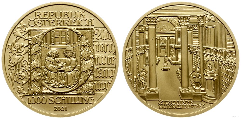 Austria, 1.000 szylingów, 2001