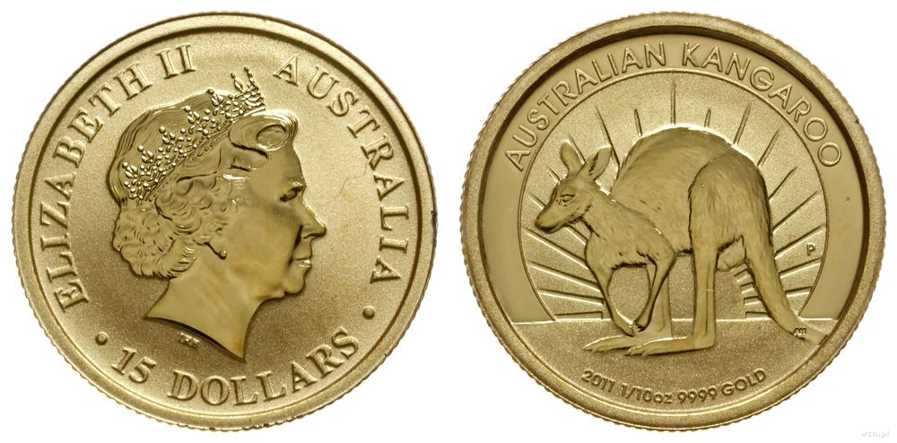 Australia, 15 dolarów, 2011 P