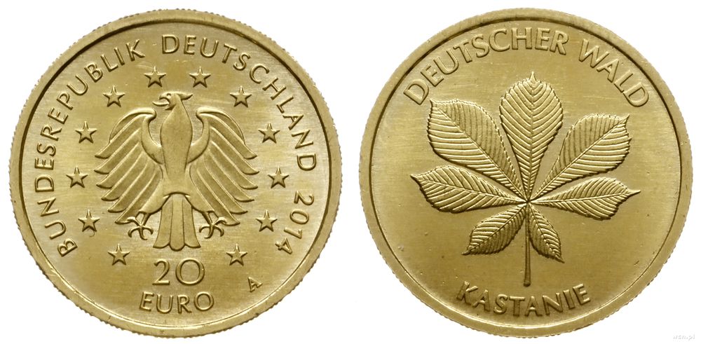 Niemcy, 20 euro, 2014 A