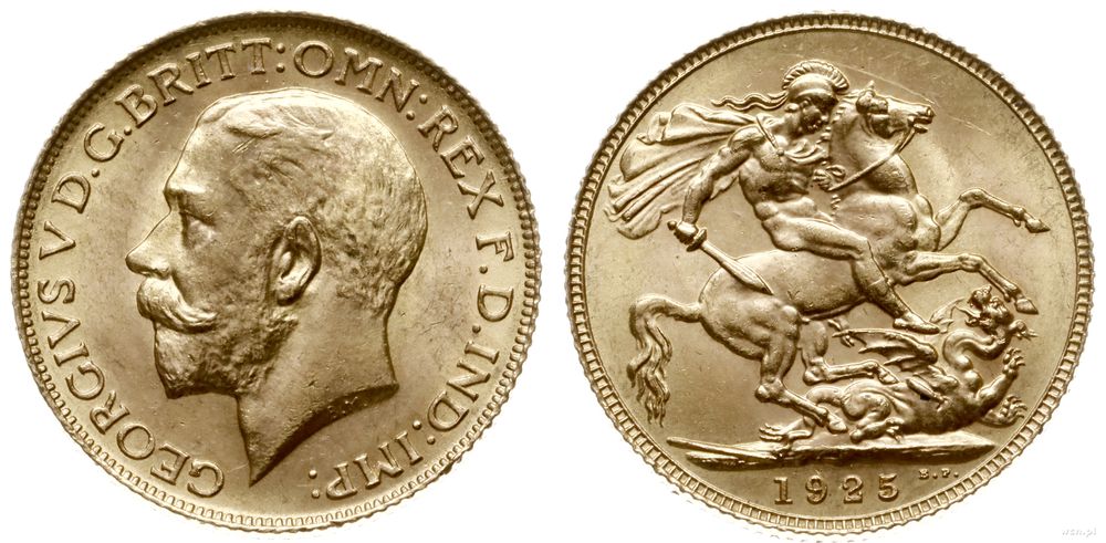 Wielka Brytania, 1 funt, 1925