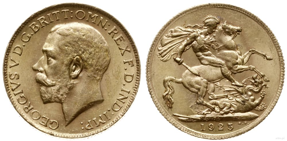 Republika Południowej Afryki, 1 funt, 1925 SA