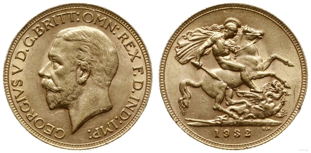Republika Południowej Afryki, 1 funt, 1932 SA