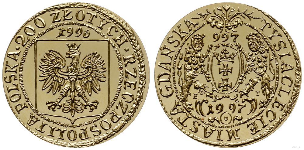 Polska, 200 złotych, 1996