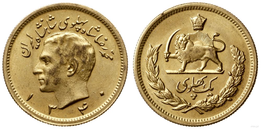 Persja (Iran), pahlavi, 1340 SH (1961)