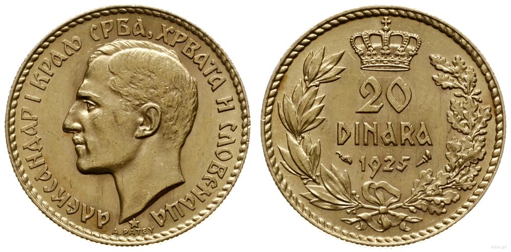 Jugosławia, 20 dinarów, 1925